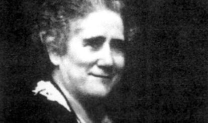 Imagen de Clara Campoamor en su madurez.