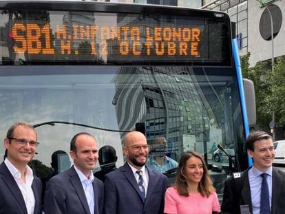 Los miembros del comité asesor de este proyecto, los CEO de Movility Ferrovial, Wondo, Goggo Network y el CIO de la EMT.