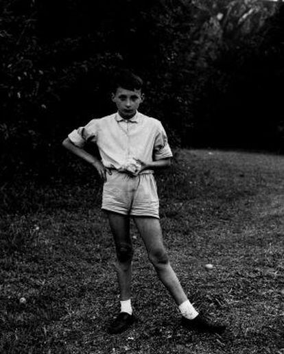 'Miguel Ángel' obra de 1959. Gelatina de plata copia posterior, 27x21 cm.
