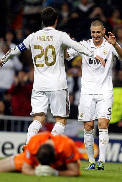 Higuaín y Benzema.