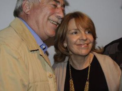 El gobernador de Rio Negro Carlos Soria y su esposa, Susana Freydoz.