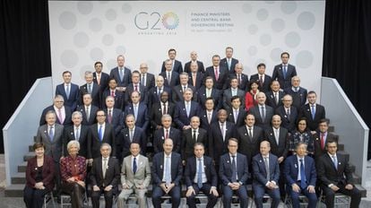 Los ministros de Finanzas y gobernadores de bancos centrales del G20