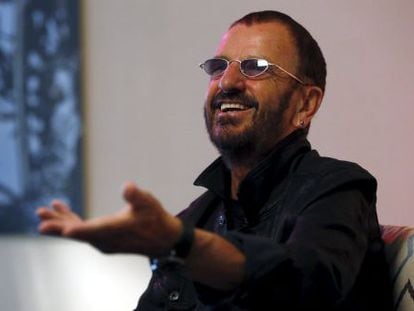 Ringo Starr, durante una entrevista en California el 30 de marzo.