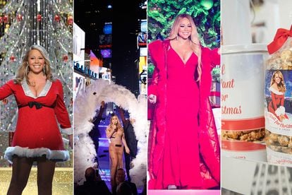 La reina de las fiestas

Parece que viene de un país donde siempre es Navidad. Y lo demuestra en su espectáculo All I Want For Christmas Is You Tour, que el 17 de diciembre llega al WiZink Center de Madrid, tras 18 años sin actuar en la ciudad. En 2010, embarazada de sus gemelos, se vistió de Mamá Noel para su especial navideño televisivo en la cadena ABC; el 31 de diciembre de 2016 recibió el Año Nuevo en Times Square; el vestido rojo es uno de los modelos que luce en esta gira, y, además, cuenta con su propia gama de dulces navideños, Mariah Carey Christmas Factory.