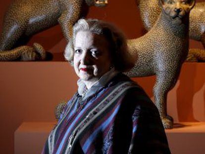 Cándida Fernández, comisaria de exposicón de arte popular iberoamericano.