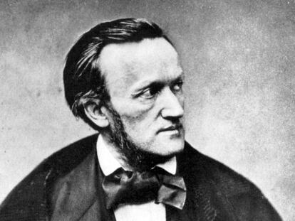 Richard Wagner en París en 1861.