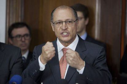 El gobernador de Sao Paulo, Geraldo Alckmin. 