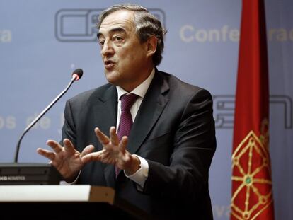 El presidente de la CEOE, Juan Rosell.