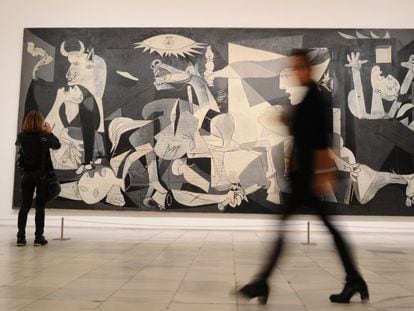 El ‘Guernica’ de Pablo Picasso en el Reina Sofía (Madrid, España).