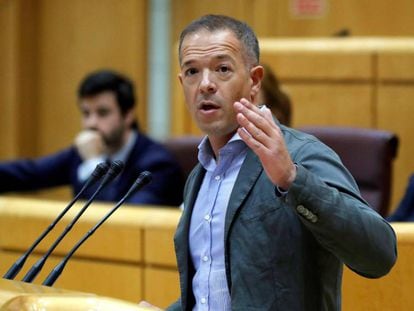 Ander Gil, portavoz del PSOE en el Senado.
