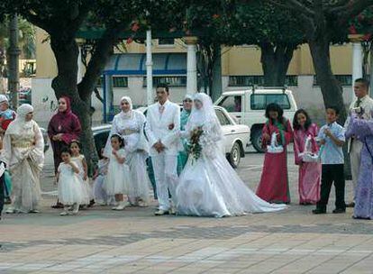 Celebración de una boda musulmana en Melilla.