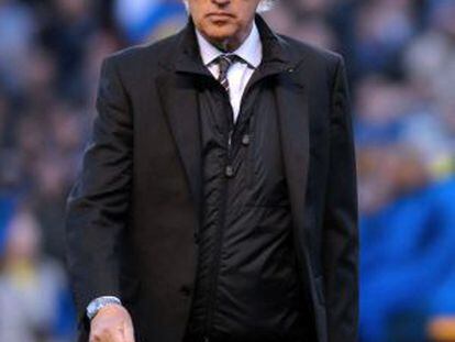 Carlos Bianchi, durante un partido.
