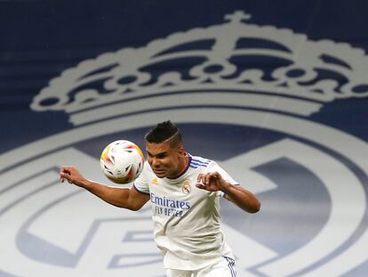 Casemiro, el pasado domingo contra el Celta.