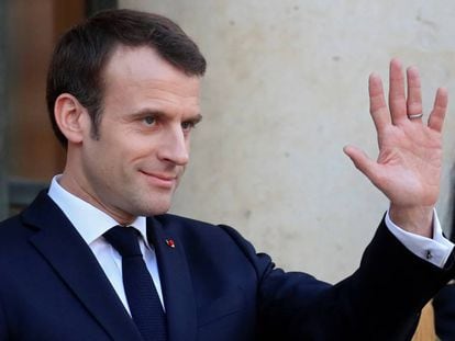 Emmanuel Macron, el pasado miércoles en París.