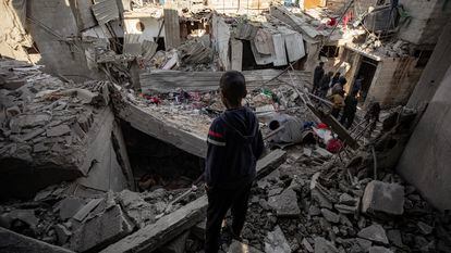 Bombardeo en Rafah, Gaza
