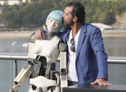 El actor, productor y director Antonio Banderas, en San Sebastián.