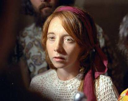 Lynette Fromme, durante el juicio de sus amigos en 1970.