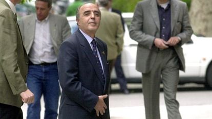El exgeneral de la Guardia Civil Enrique Rodríguez Galindo, en mayo del año 2000, poco antes de su ingreso en prisión por el 'caso Lasa y Zabala'.