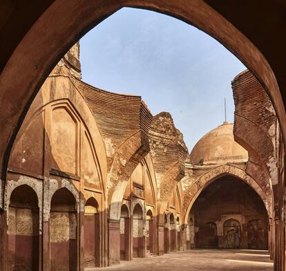 La mezquita de Katra, en Murshidabad, en el Estado de Bengala Occidental (India).