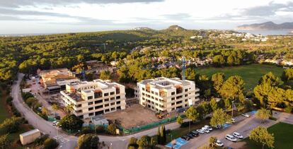 Estado actual de las obras del Kimpton Aysla Mallorca, cuya inauguración está prevista para este verano.