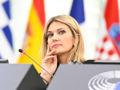 La ex vicepresidenta del Parlamento Europeo, Eva Kaili.