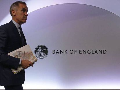 Mark Carney, gobernador del Banco de Inglaterra. 
