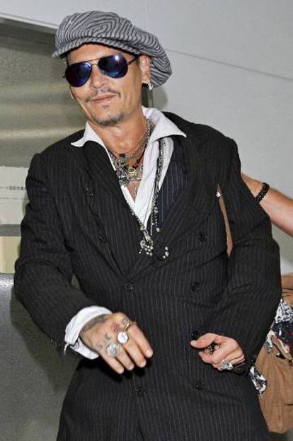 Johnny Depp, en Septiembre en Japón.