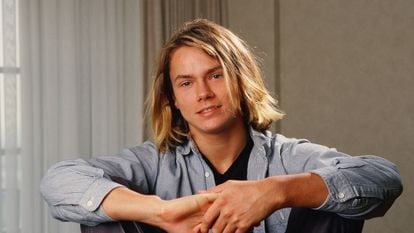 El actor River Phoenix, en 1988 en Los Ángeles.