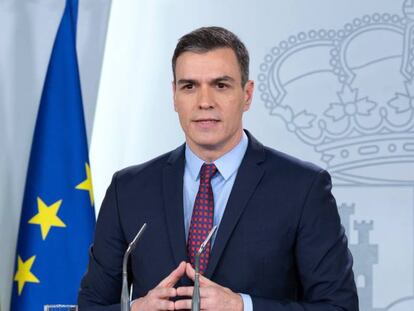 El presidente del Gobierno, Pedro Sánchez