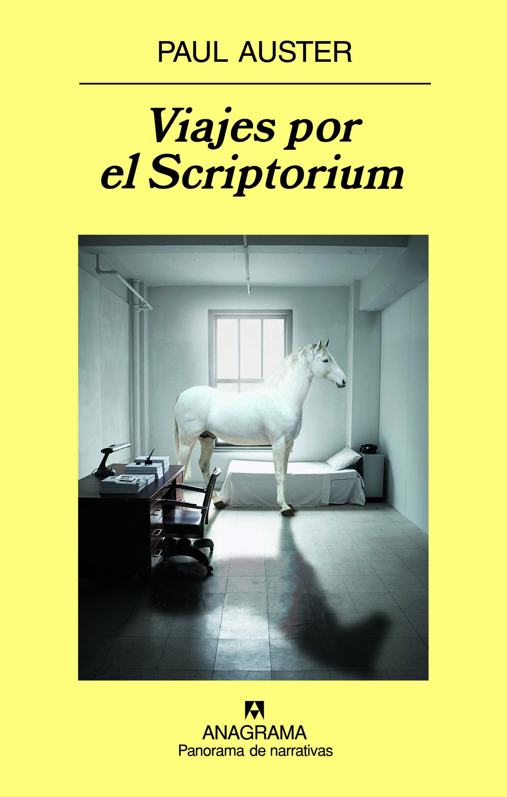 Portada de 'Viajes por el Scriptorium', de Paul Auster.