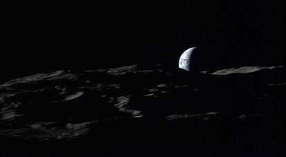 Imagen de la Tierra, desde la Luna.