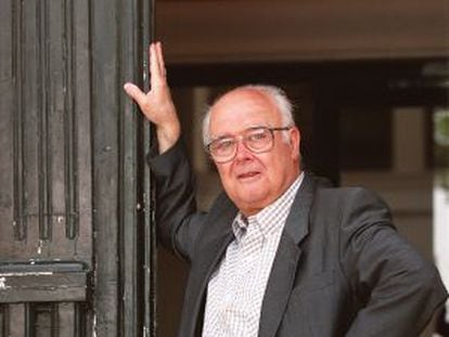 Francisco M&aacute;rquez Villanueva, gran maestro de hispanistas, en 2003.