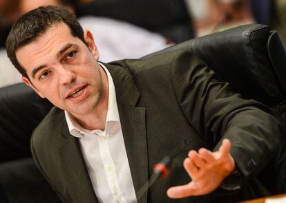 Alexis Tsipras, el martes en Atenas.