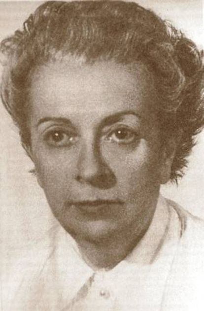 Retrato de Elena Fortún.