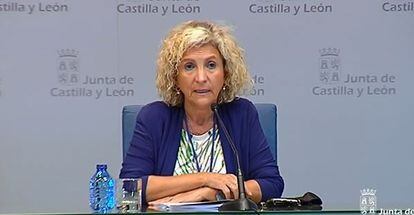 La consejera de Castilla y León Verónica Casado, este jueves.