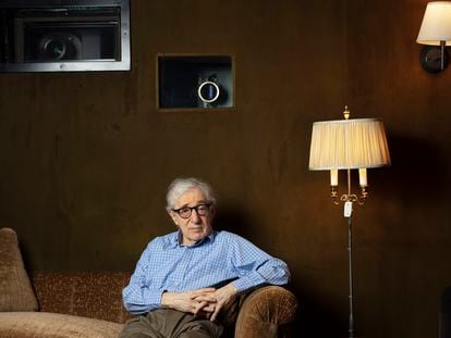 Woody Allen, en el estudio de su casa en Manhattan, Nueva York, el 31 de agosto.