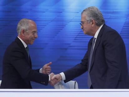 Francesco Starace y José Bogas.