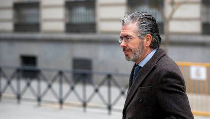 Francisco Granados, a su llegada a la Audiencia Nacional el pasado martes. 