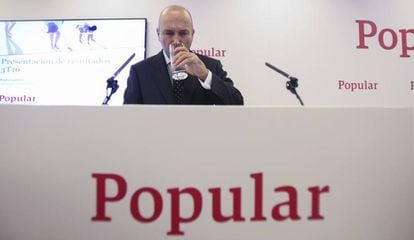 El consejero delegado del Banco Popular, Pedro Larena.