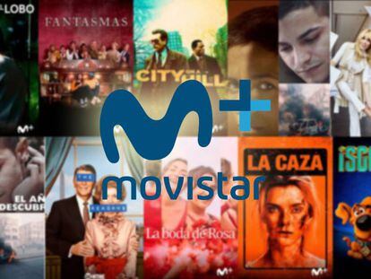 Cartel de estrenos de Movistar +.
