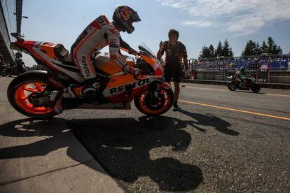 Dani Pedrosa en el GP de República Checa de MotoGP