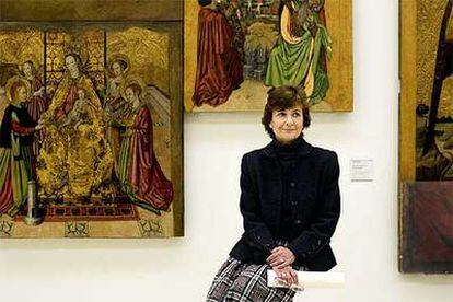 María Teresa Ocaña, ayer en el Museo Nacional de Arte de Cataluña.