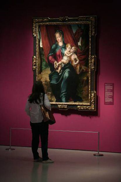 La Virgen con el Niño y San Juanito, de Morales, propiedad de la Catedral de Salamanca.