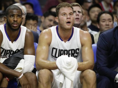 Chris Paul y Blake Griffin.