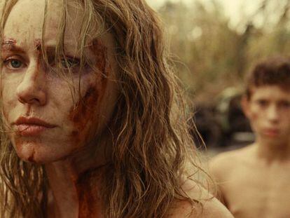 La actriz Naomi Watts en un momento de &#039;Lo imposible&#039;.