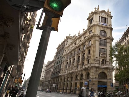 La seu de la Caixa d'Enginyers, a la Via Laietana de Barcelona.