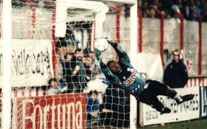 Wilfred Agbonavbare, exportero del Rayo Vallecano.