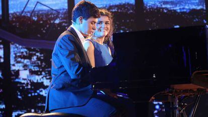 Alfred y Amaia, interpretando 'City of Stars'.