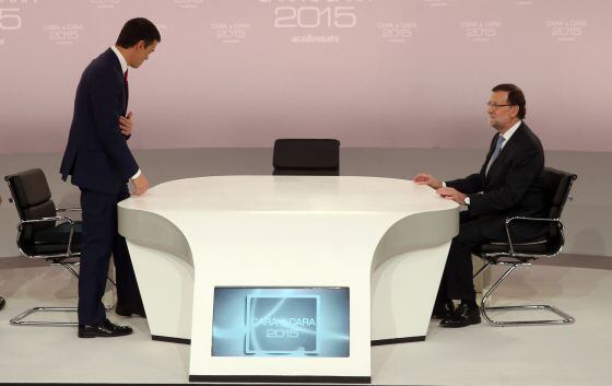 Rajoy y Sánchez en el cara a cara del pasado lunes.