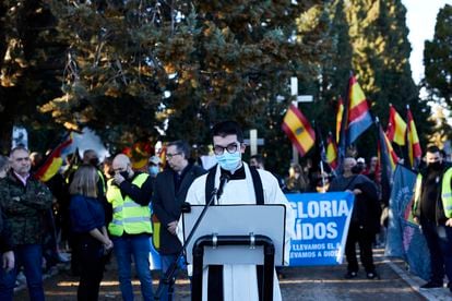 Acto neofascista en Madrid